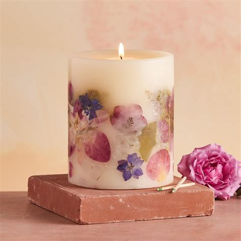 Magical floral candle